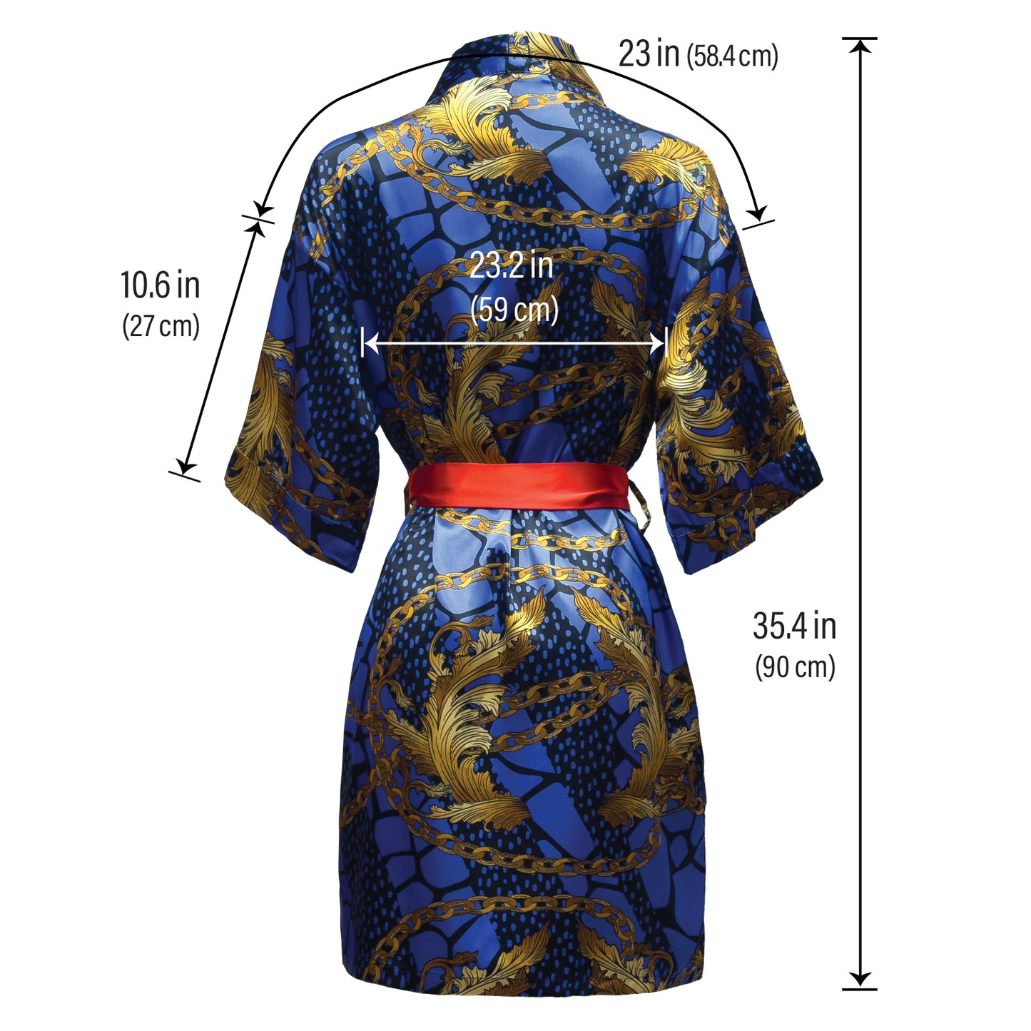 LUX PATTERN ROBE SHORT : BQ-5