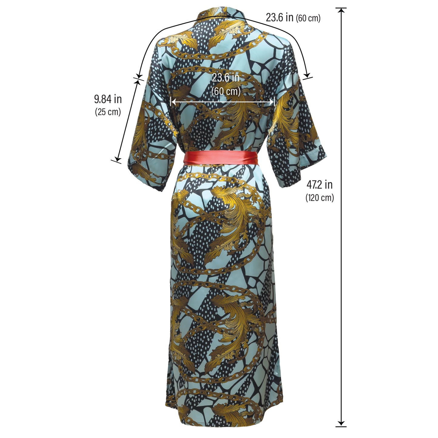 LUX PATTERN ROBE LONG : BQ-3