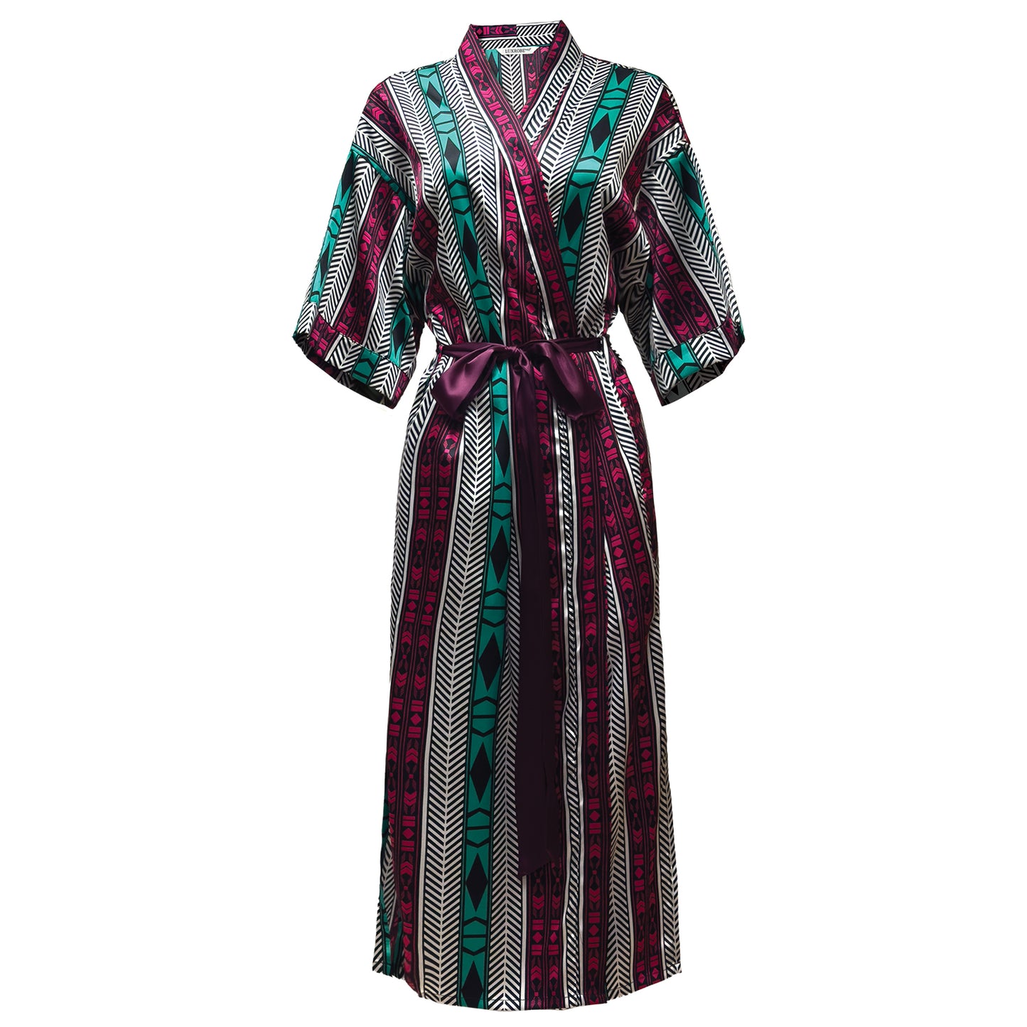 LUX PATTERN ROBE LONG : AZTEC