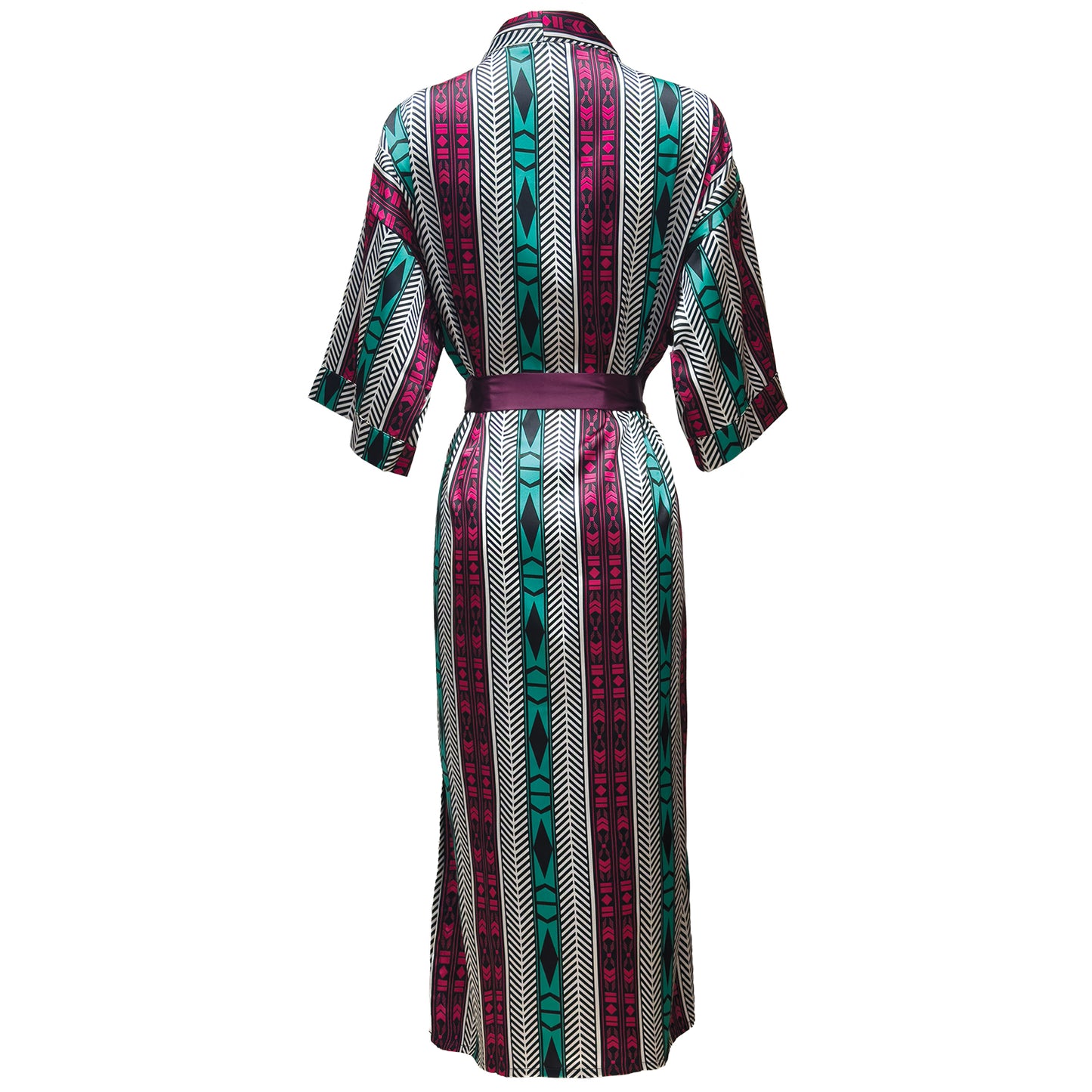 LUX PATTERN ROBE LONG : AZTEC