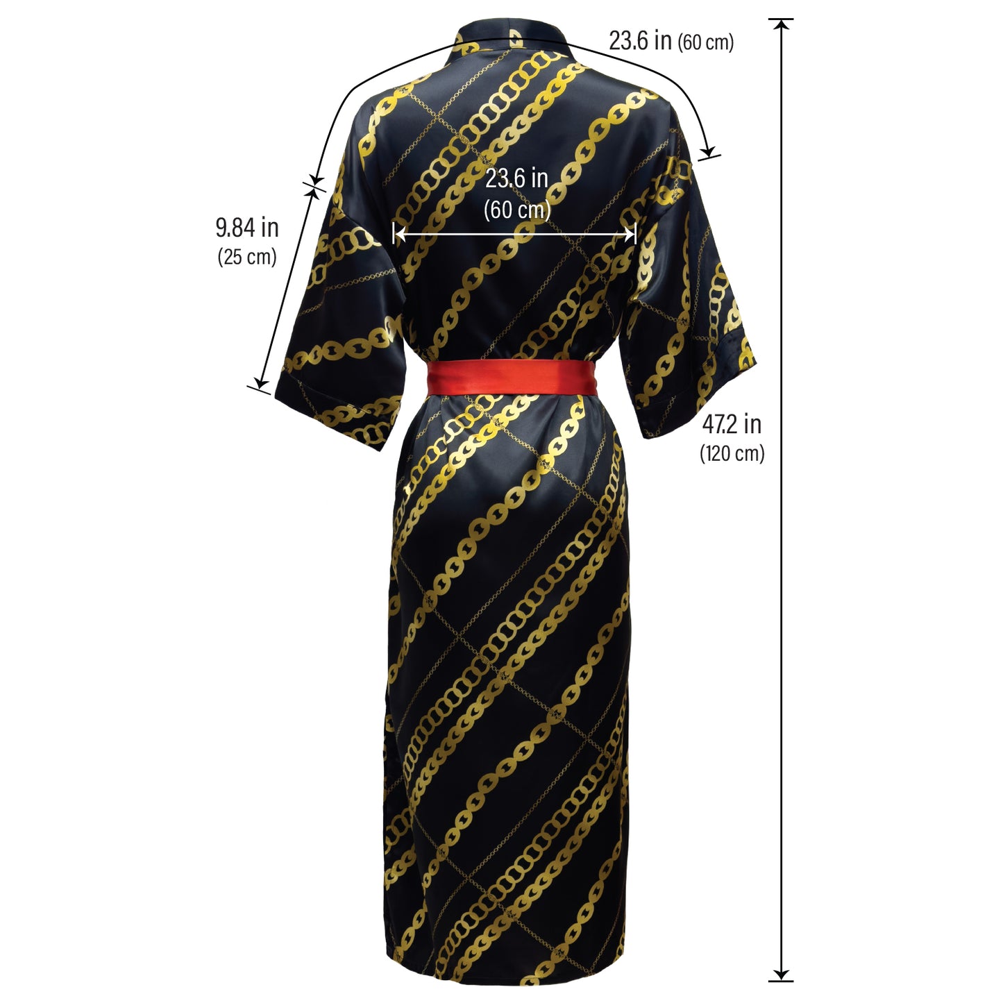 LUX PATTERN ROBE LONG : CH-1