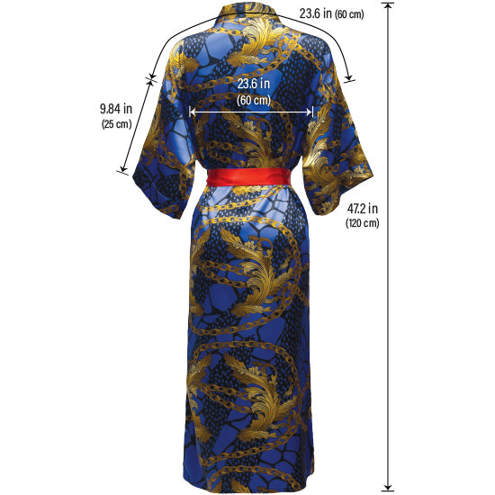 LUX PATTERN ROBE LONG : BQ-5