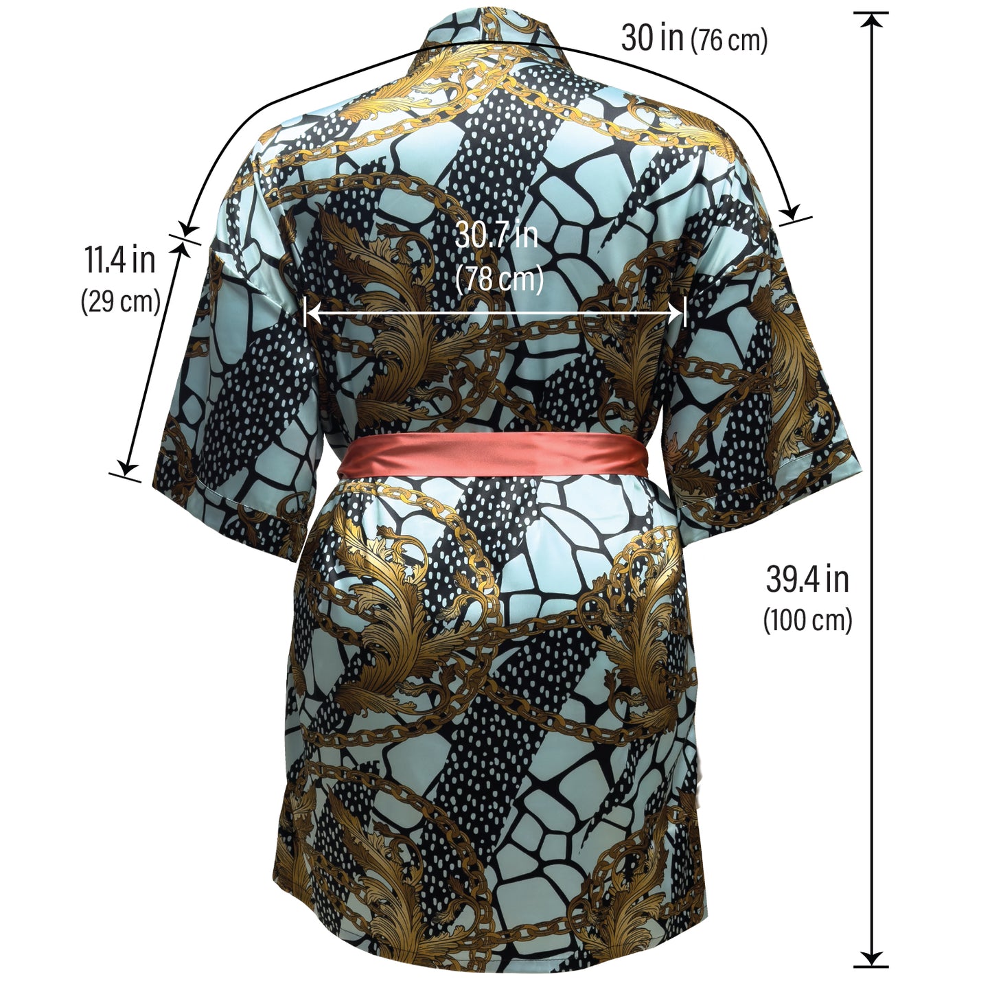 LUX PATTERN ROBE SHORT : BQ-3