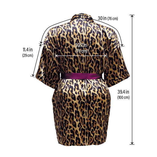 LUX PATTERN ROBE SHORT : LE-1