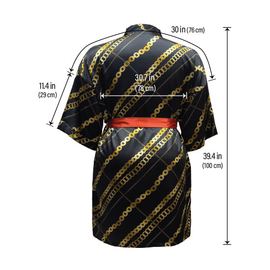 LUX PATTERN ROBE SHORT : CH-1