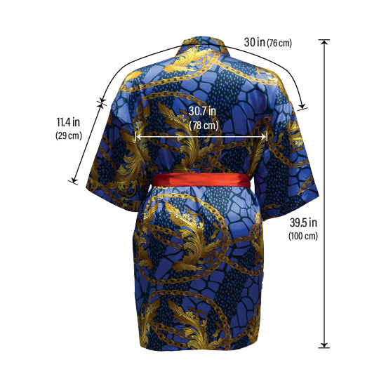 LUX PATTERN ROBE SHORT : BQ-5