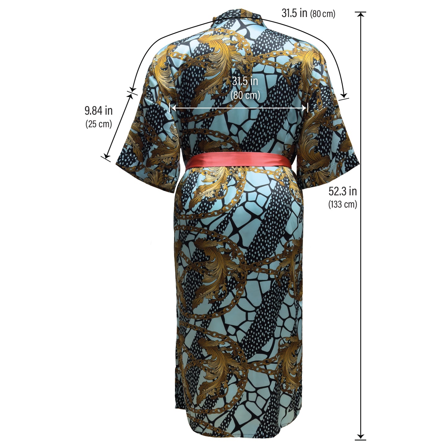 LUX PATTERN ROBE LONG : BQ-3