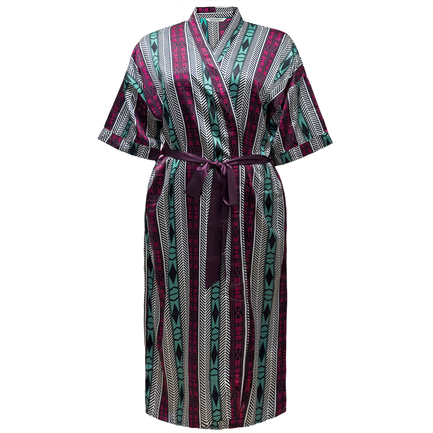 LUX PATTERN ROBE LONG : AZTEC