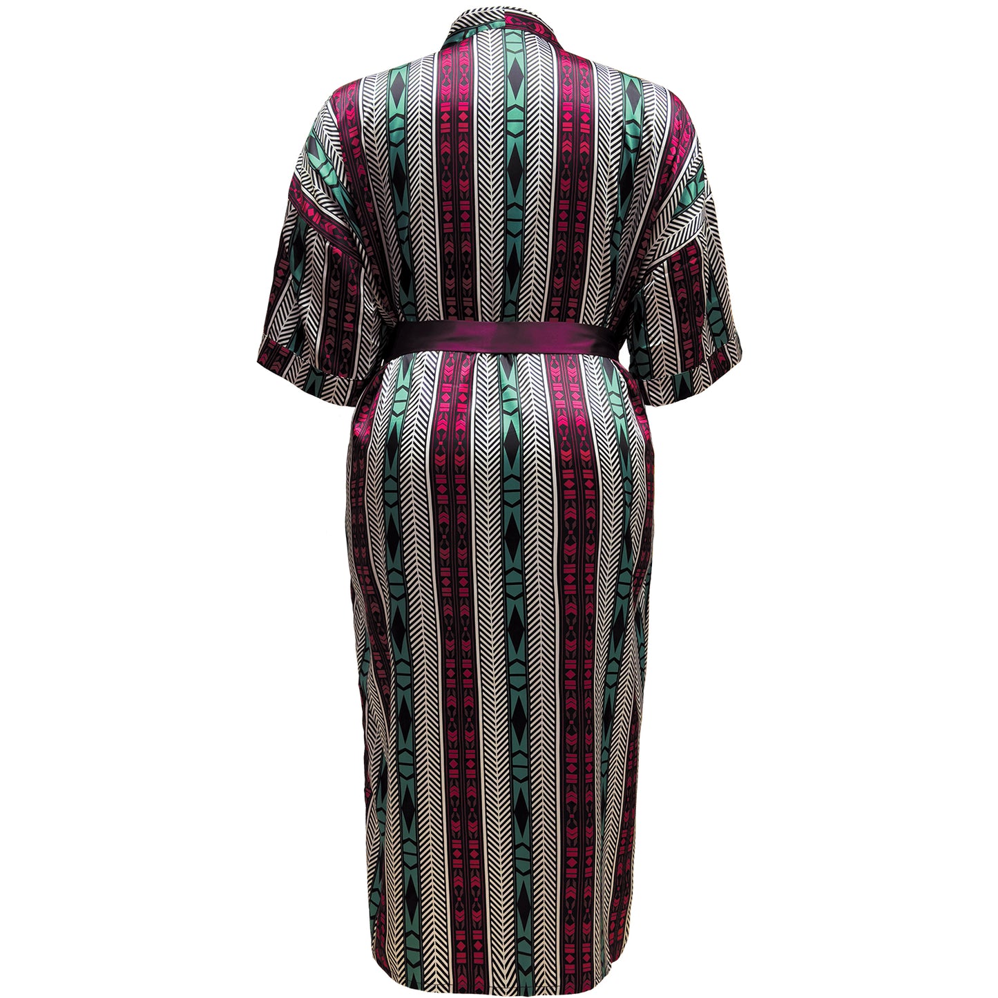 LUX PATTERN ROBE LONG : AZTEC