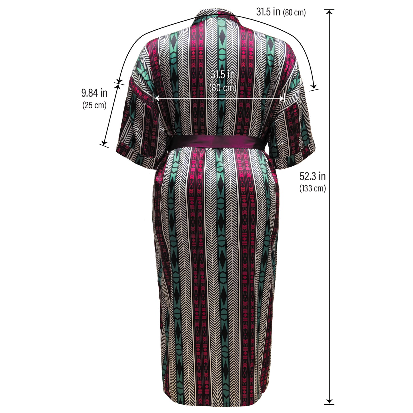 LUX PATTERN ROBE LONG : AZTEC