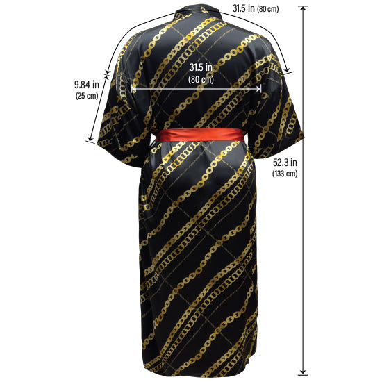 LUX PATTERN ROBE LONG : CH-1