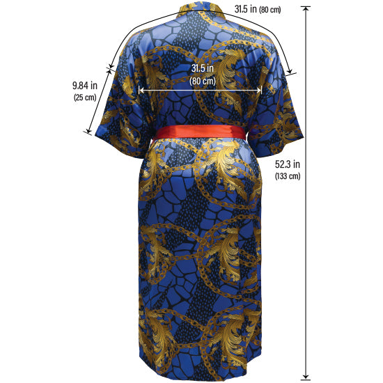 LUX PATTERN ROBE LONG : BQ-5