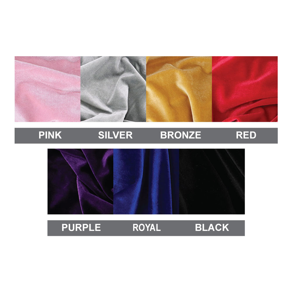 KIDS LUXURY SILKY VELVET BONNET - SOLID [BLACK]