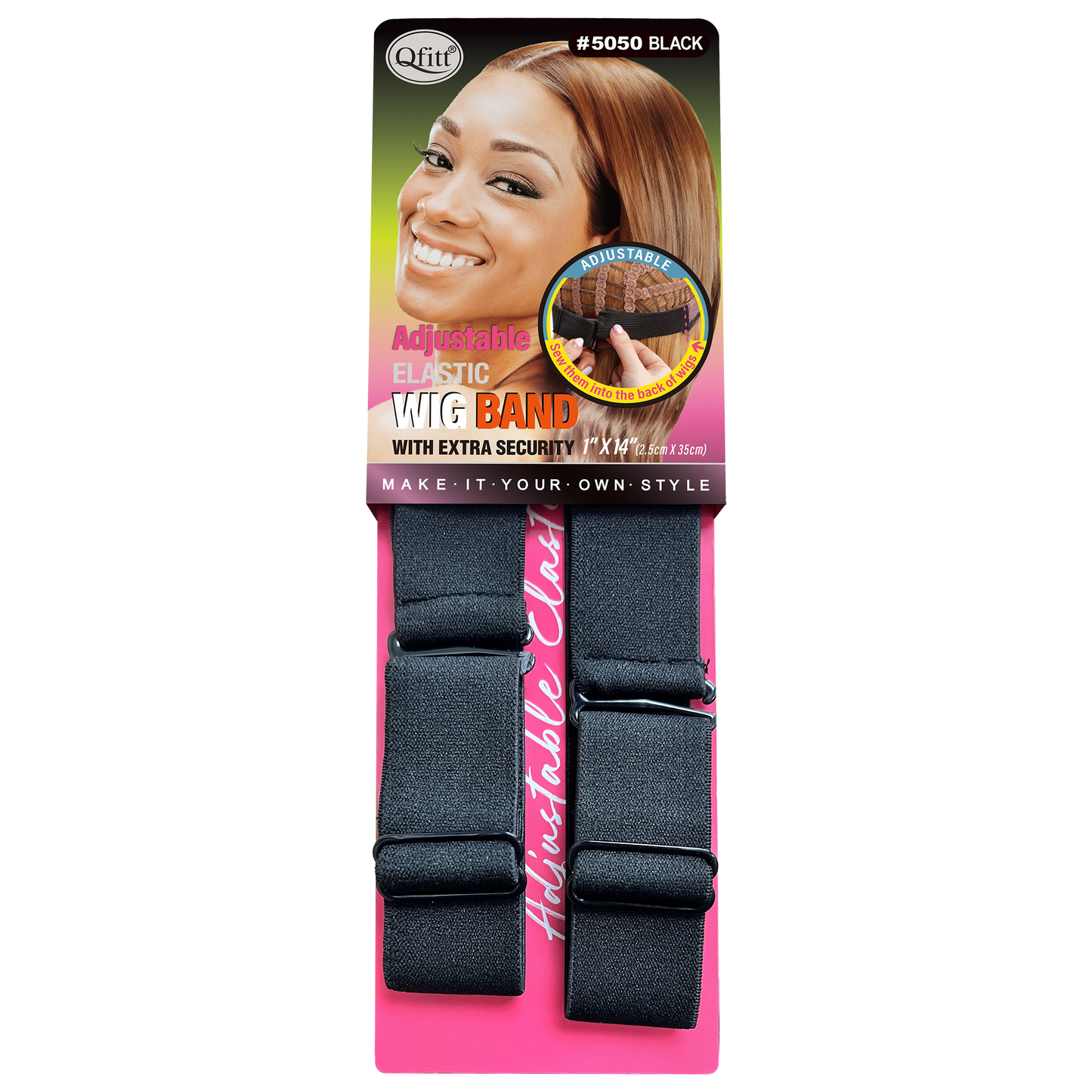 ADJUSTABLE ELASTIC WIG BAND