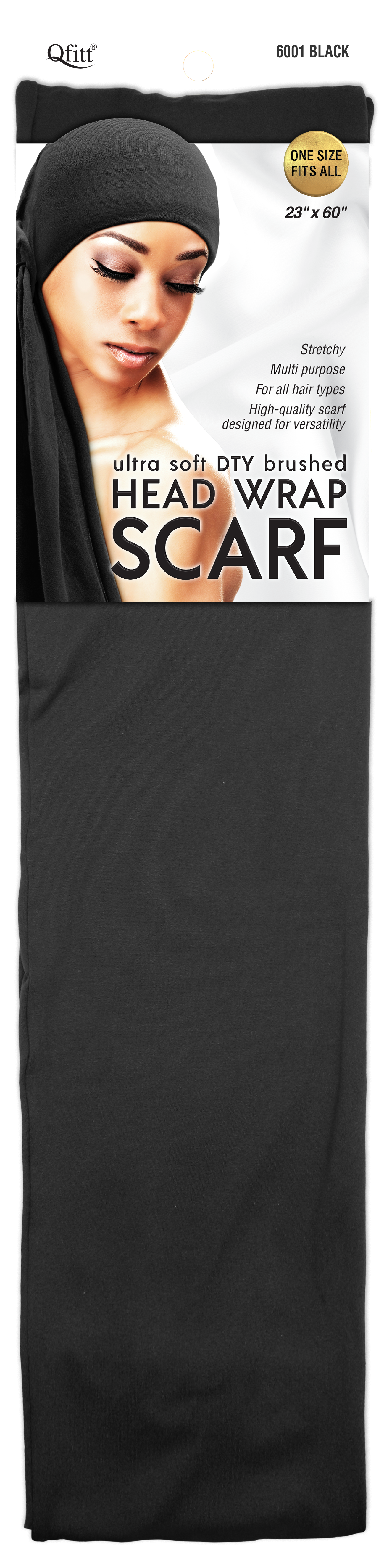 ULTRA SOFT DTY BRUSHED HEAD WRAP SCARF