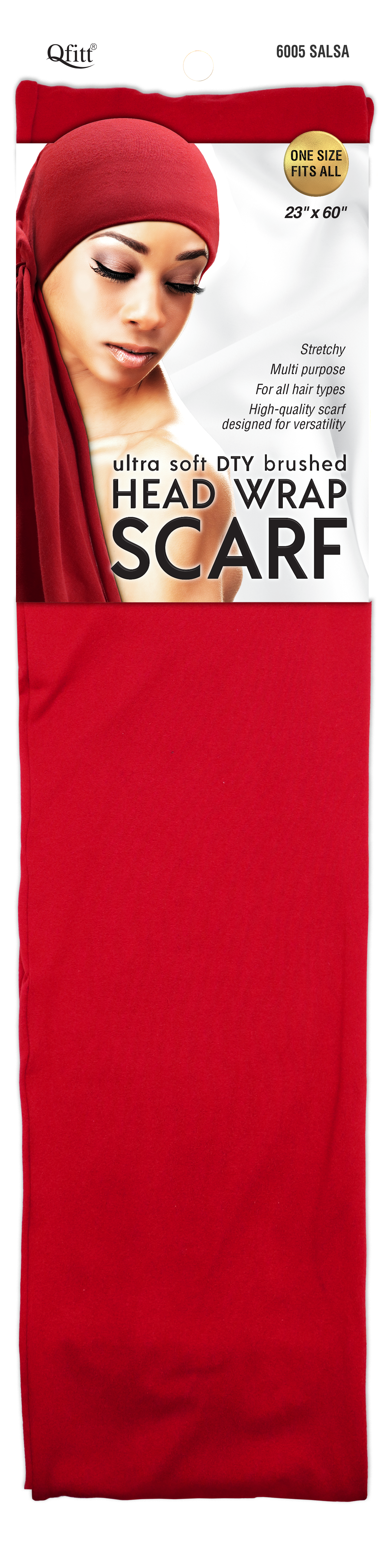 ULTRA SOFT DTY BRUSHED HEAD WRAP SCARF