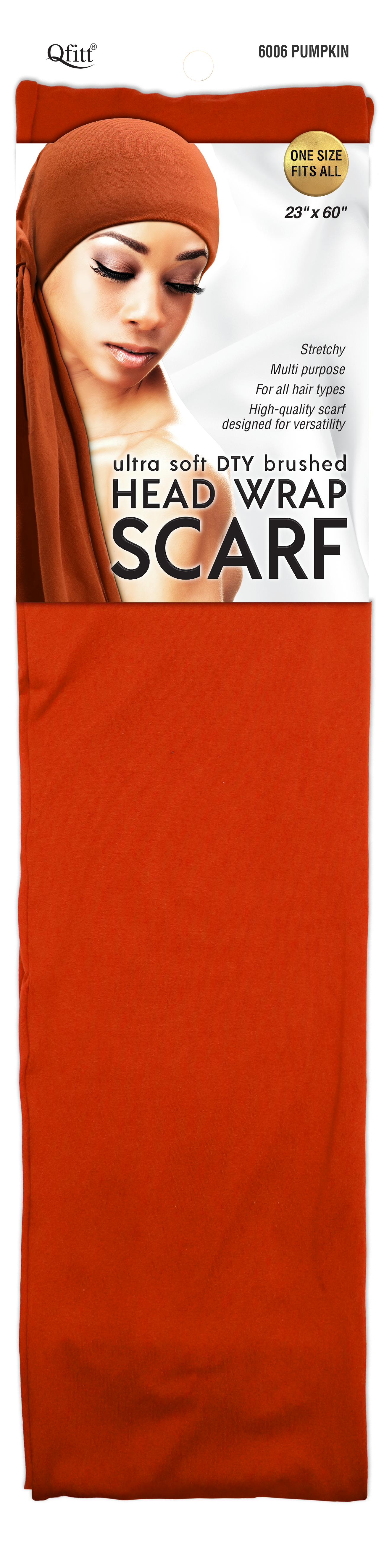 ULTRA SOFT DTY BRUSHED HEAD WRAP SCARF