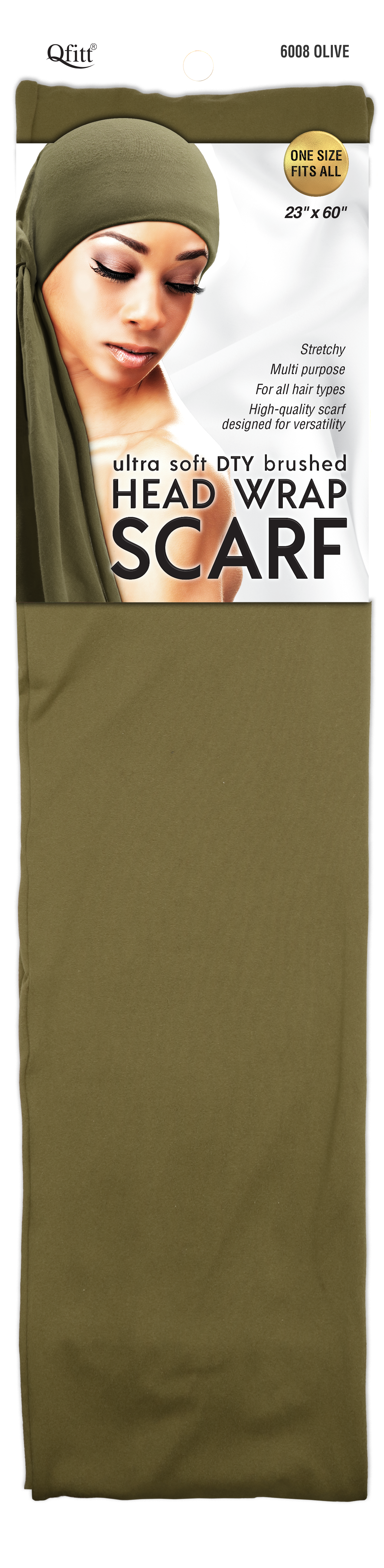 ULTRA SOFT DTY BRUSHED HEAD WRAP SCARF