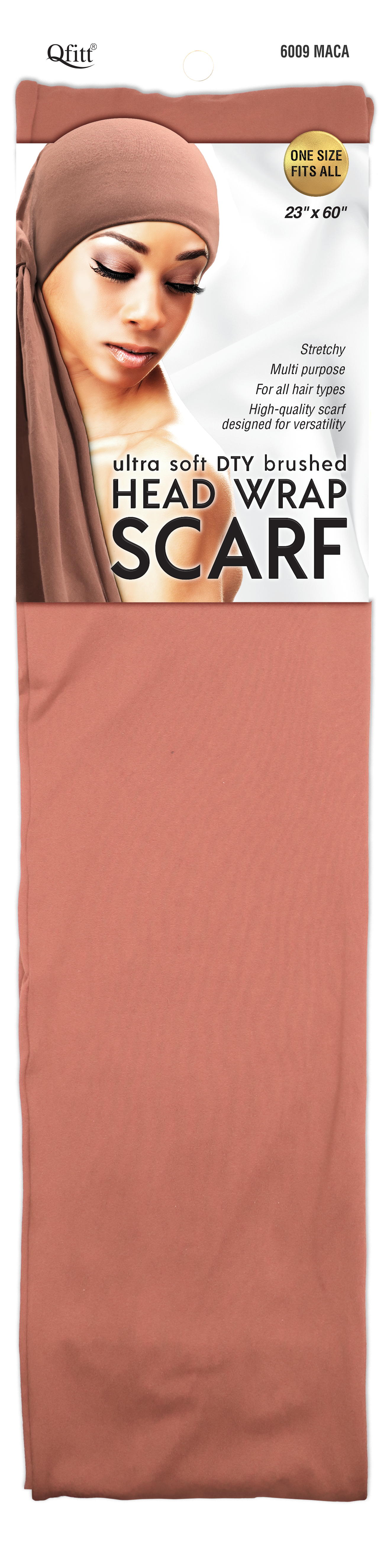 ULTRA SOFT DTY BRUSHED HEAD WRAP SCARF