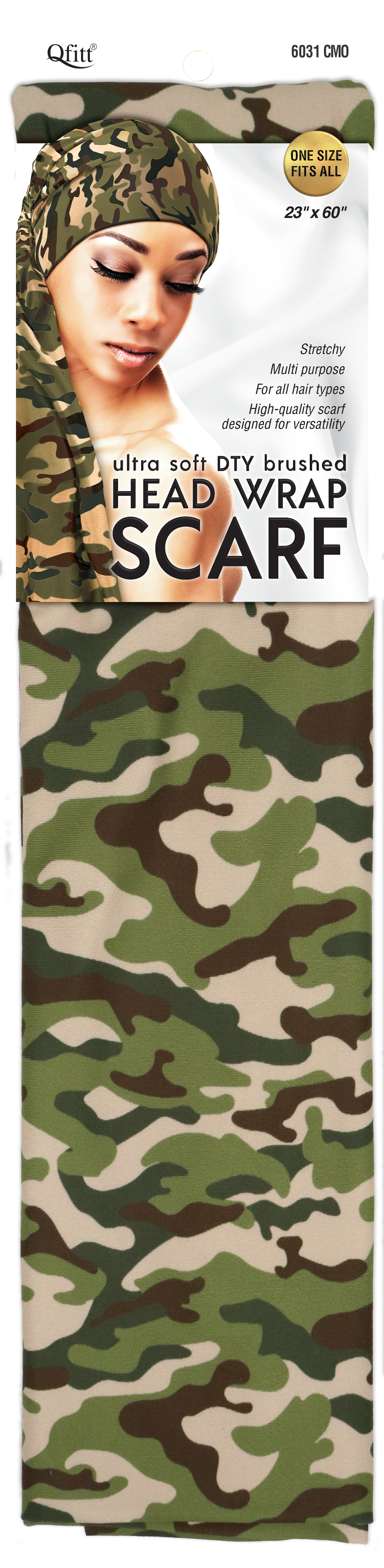 ULTRA SOFT DTY BRUSHED HEAD WRAP SCARF