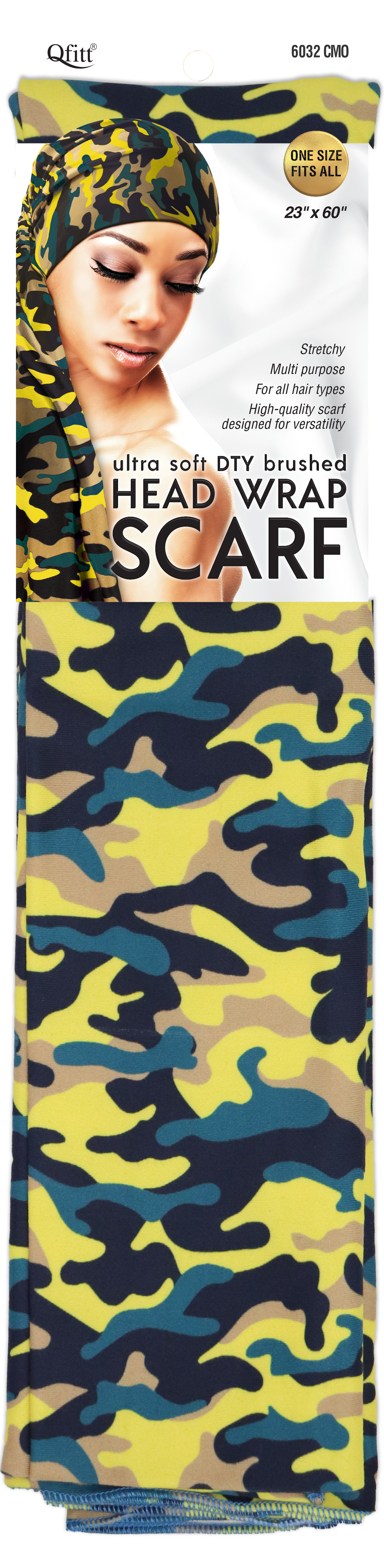 ULTRA SOFT DTY BRUSHED HEAD WRAP SCARF