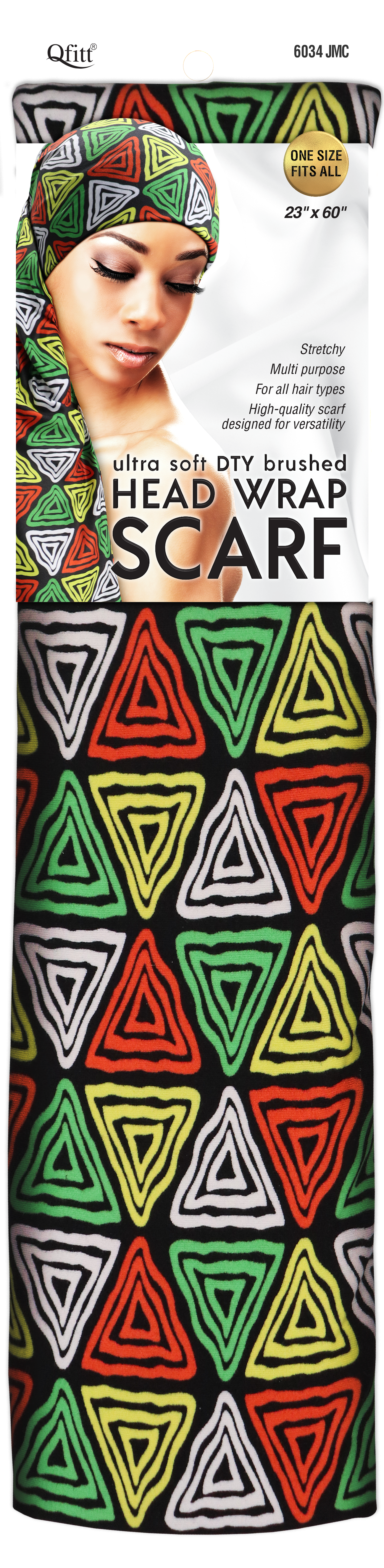 ULTRA SOFT DTY BRUSHED HEAD WRAP SCARF