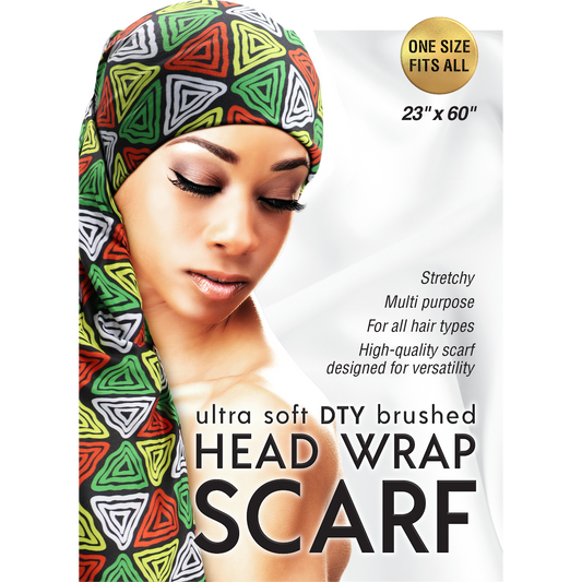 ULTRA SOFT DTY BRUSHED HEAD WRAP SCARF