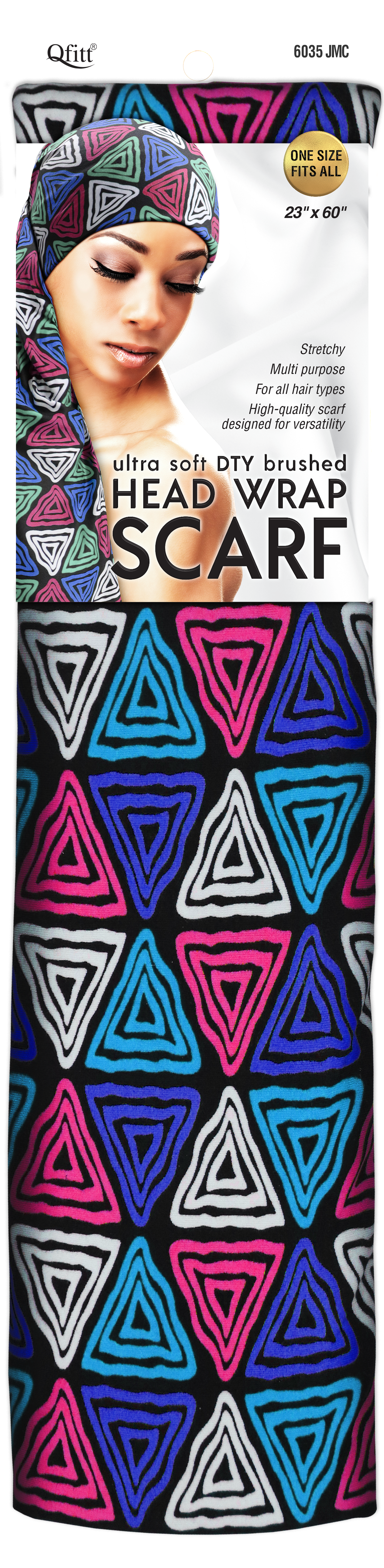 ULTRA SOFT DTY BRUSHED HEAD WRAP SCARF