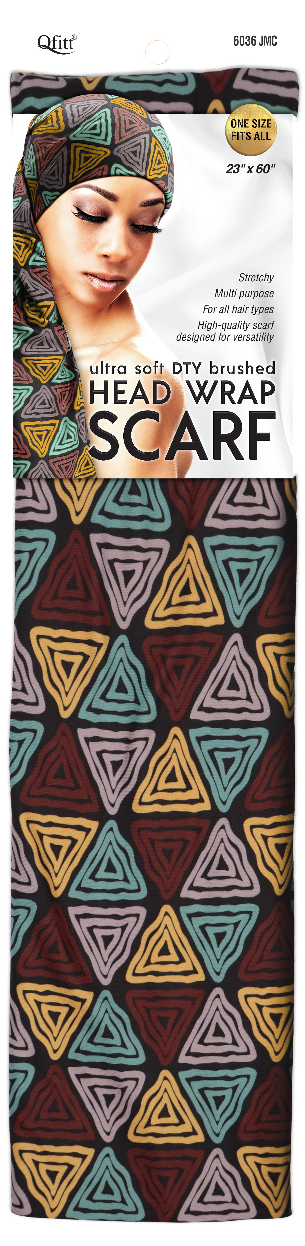 ULTRA SOFT DTY BRUSHED HEAD WRAP SCARF