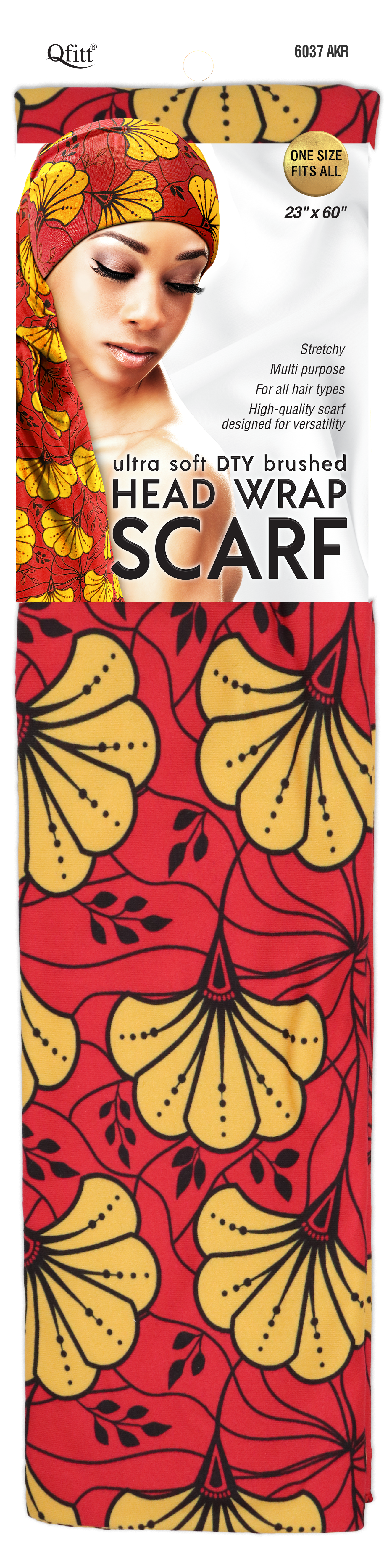 ULTRA SOFT DTY BRUSHED HEAD WRAP SCARF