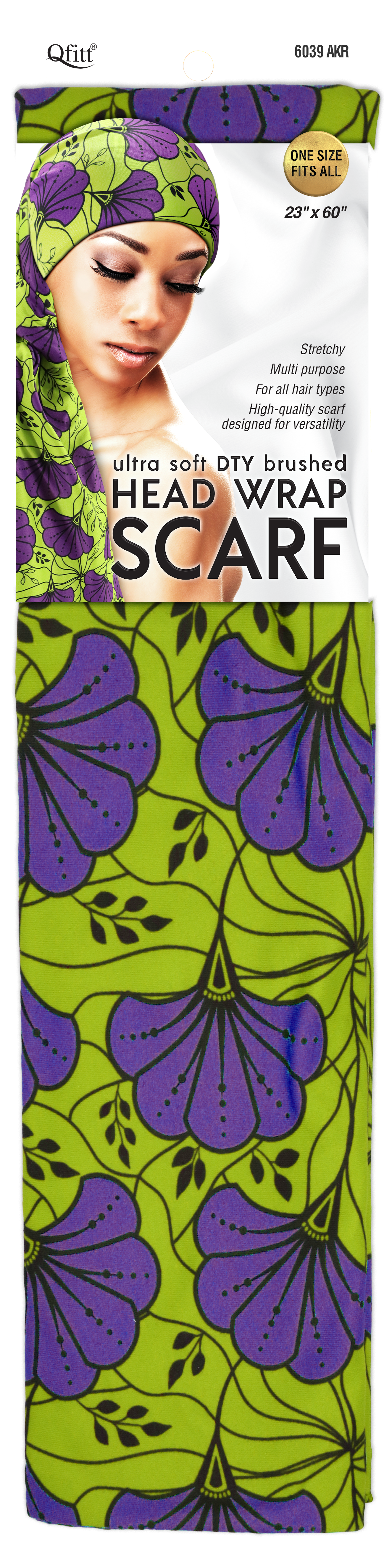 ULTRA SOFT DTY BRUSHED HEAD WRAP SCARF