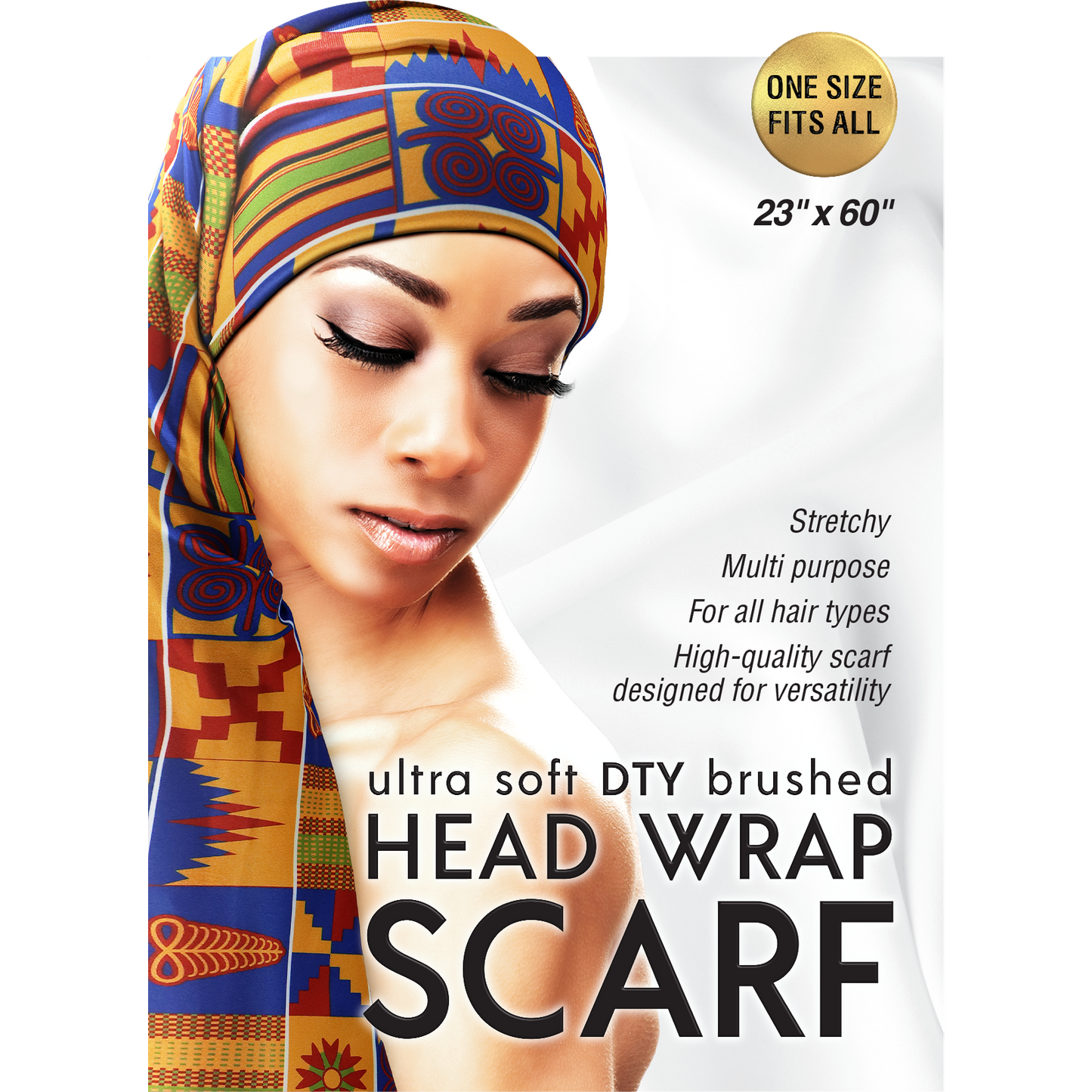 ULTRA SOFT DTY BRUSHED HEAD WRAP SCARF