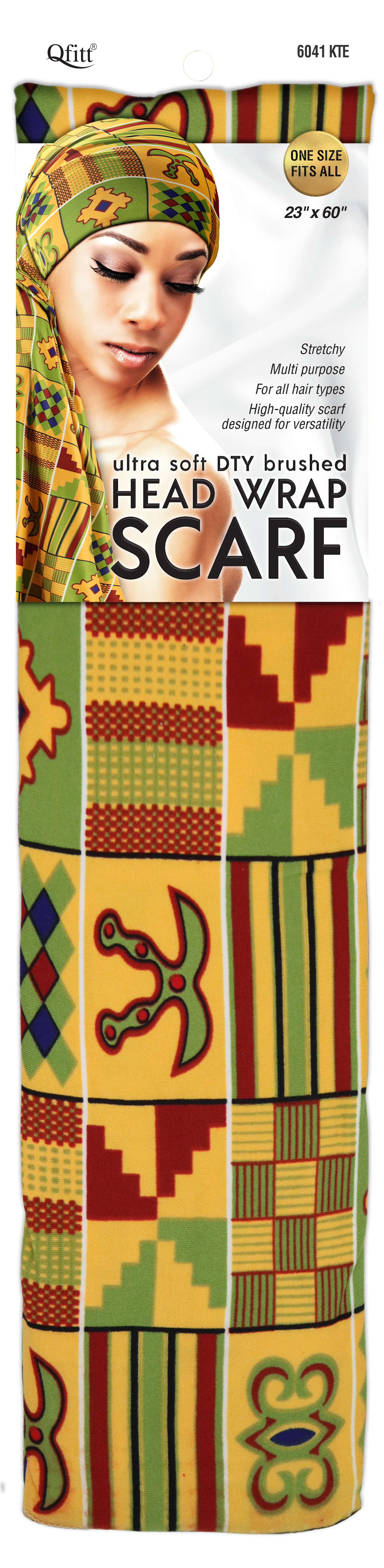 ULTRA SOFT DTY BRUSHED HEAD WRAP SCARF