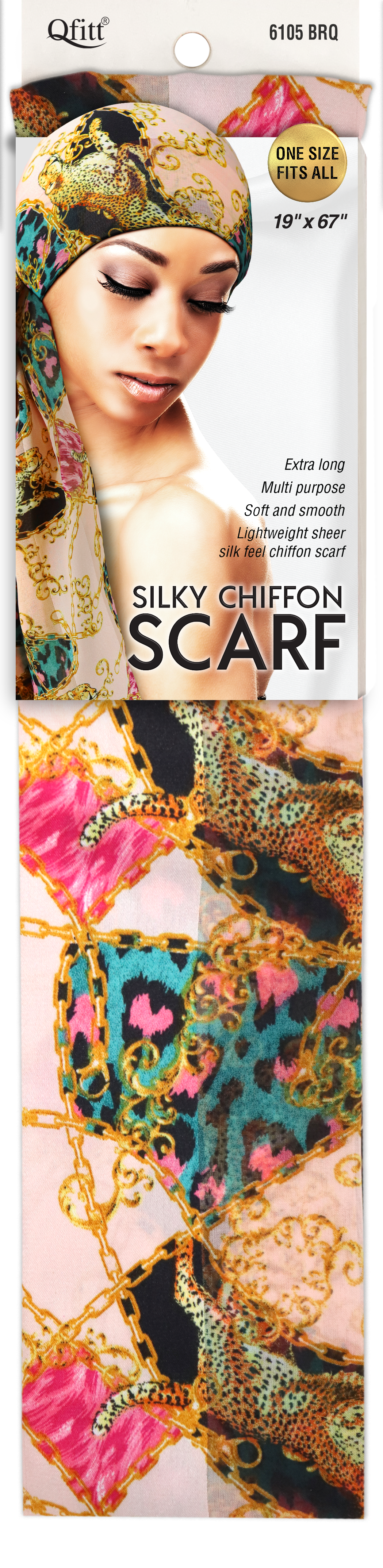SILKY CHIFFON SCARF