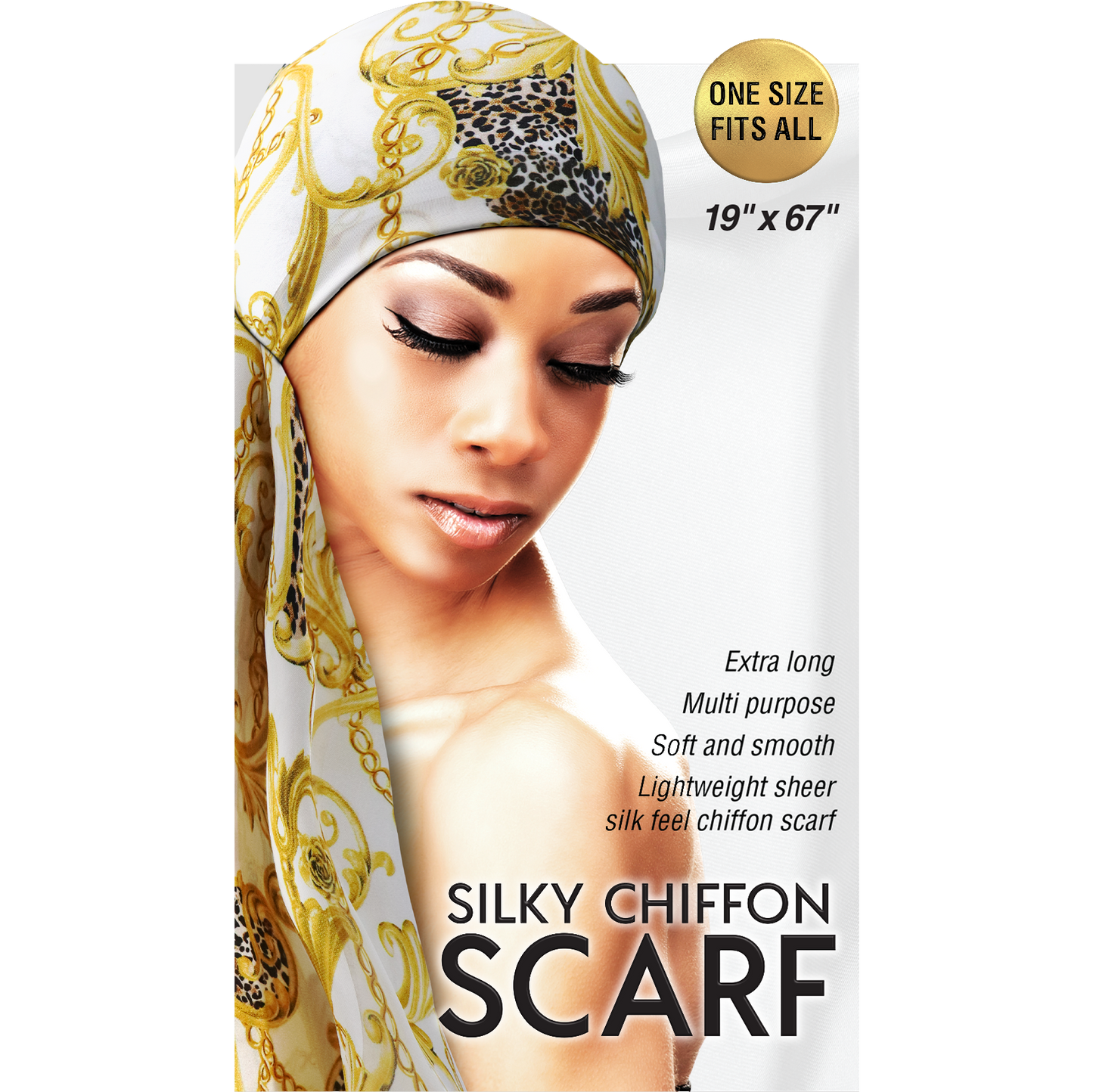 SILKY CHIFFON SCARF