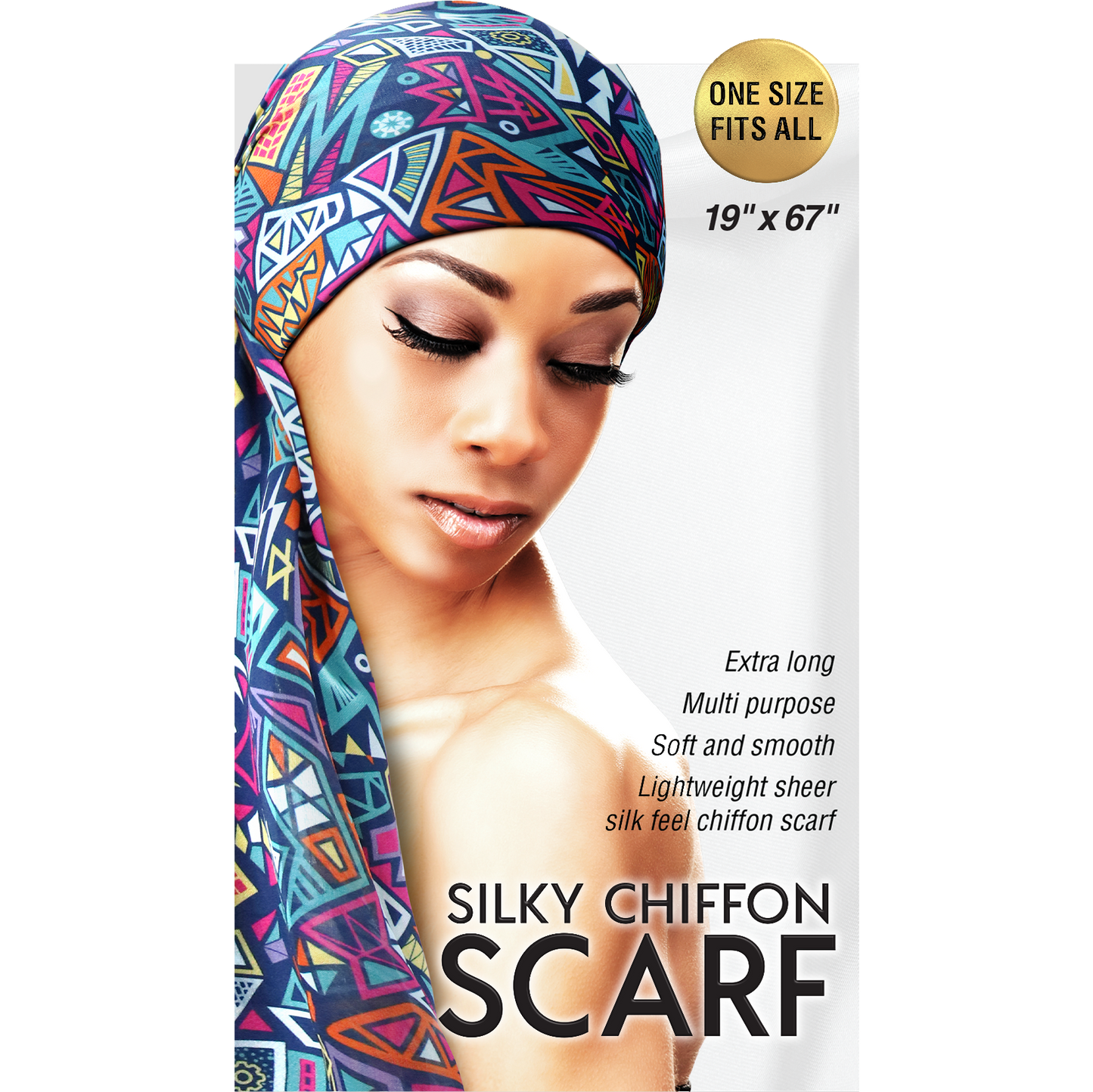 SILKY CHIFFON SCARF
