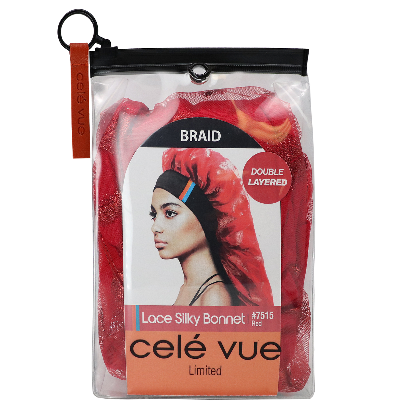 BRAID LACE SILKY BONNET [ASSORT- 6 PIECES SET]