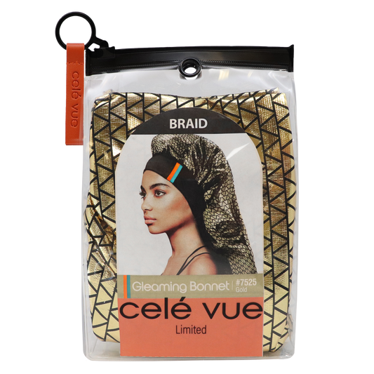 BRAID GLEAMING BONNET [ASSORT- 6 PIECES SET]