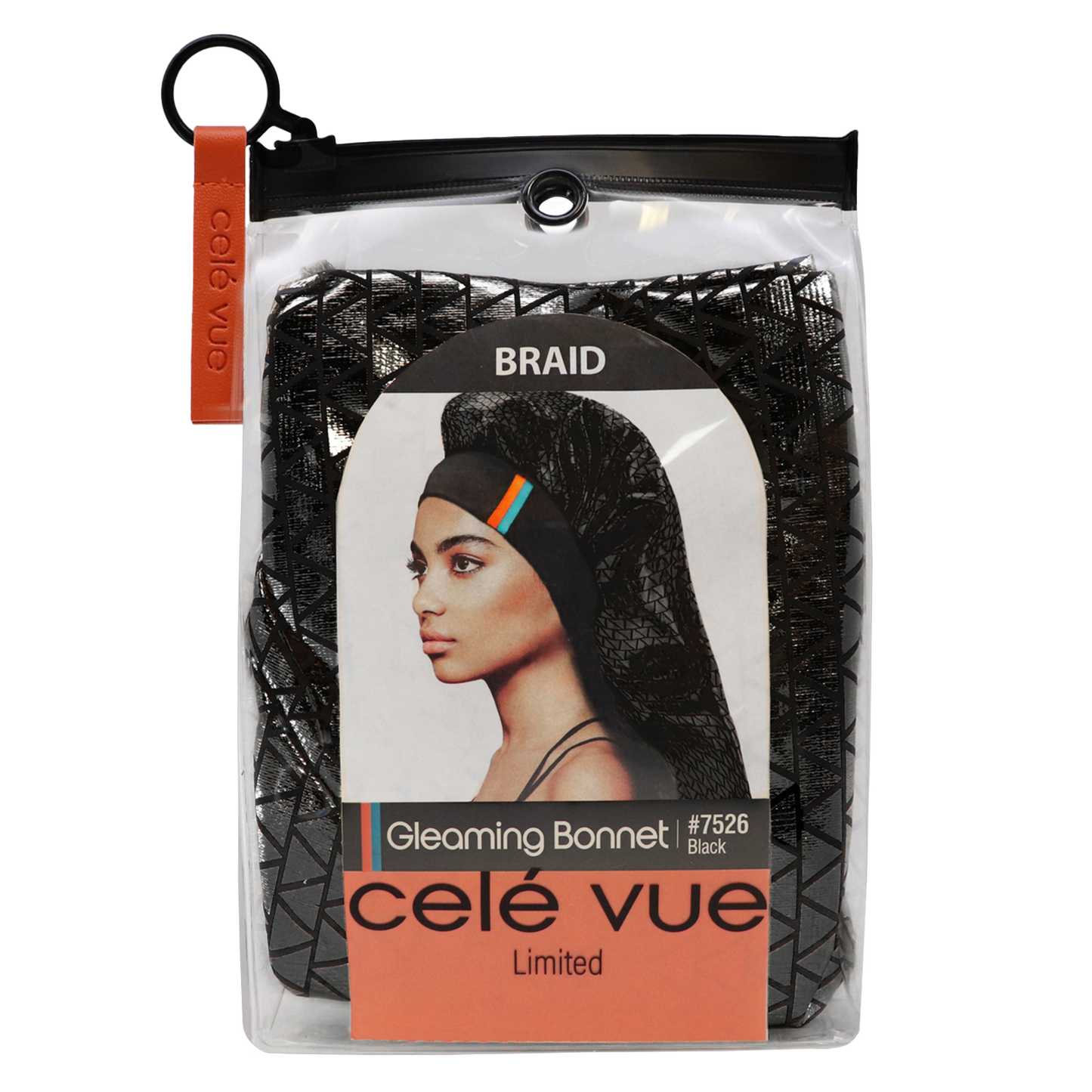 BRAID GLEAMING BONNET [BLACK]