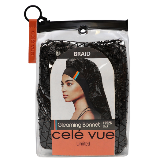 BRAID GLEAMING BONNET [BLACK]