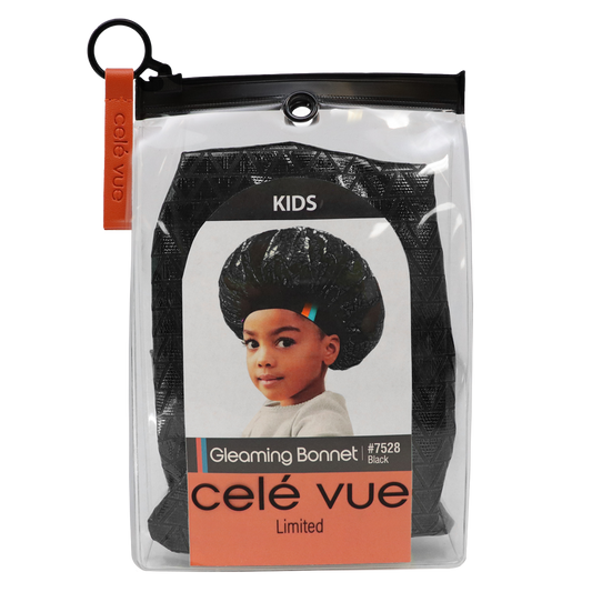 KIDS GLEAMING BONNET [BLACK]