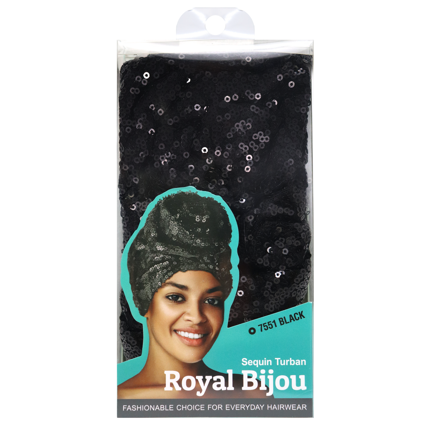 SEQUIN TURBAN ROYAL BIJOU