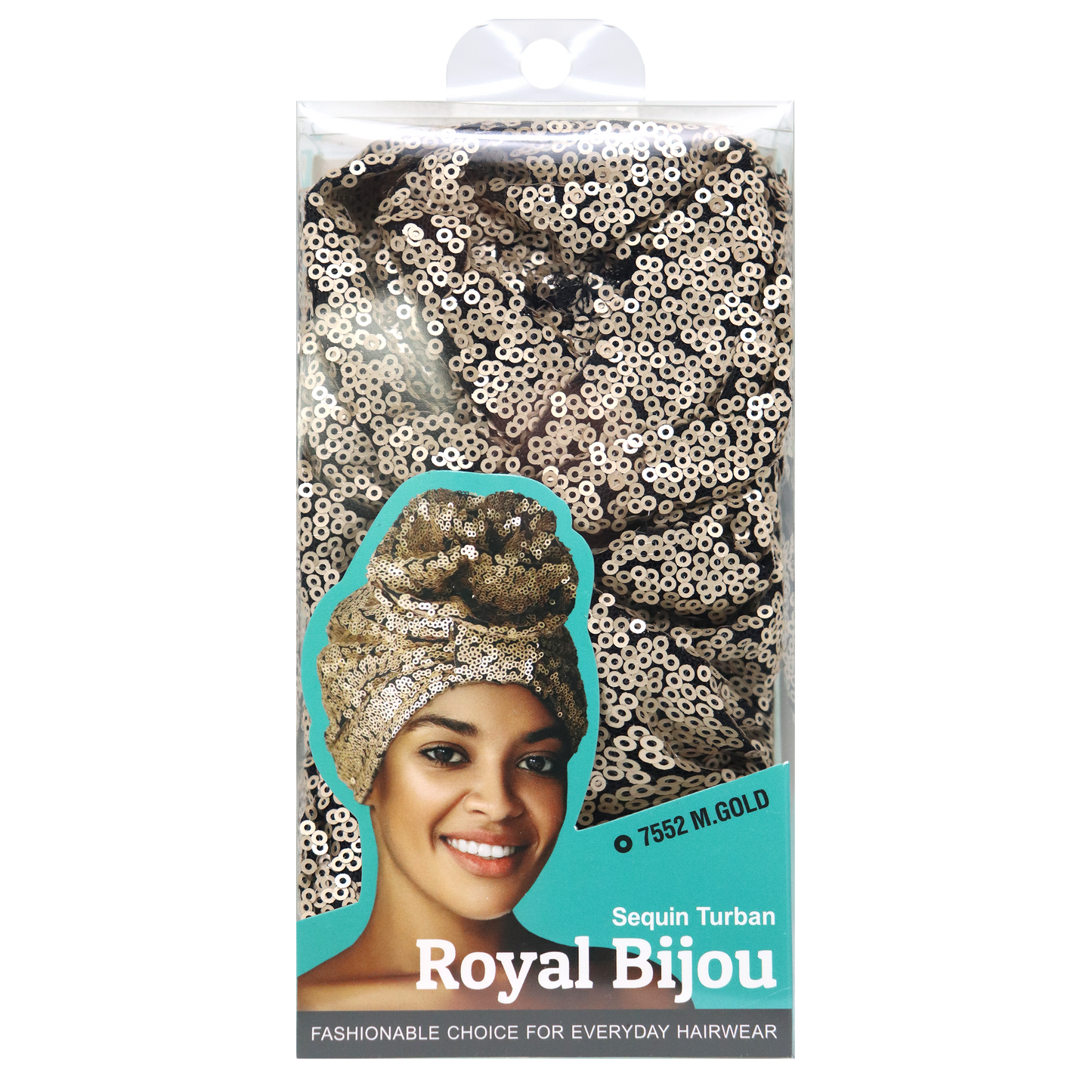 SEQUIN TURBAN ROYAL BIJOU