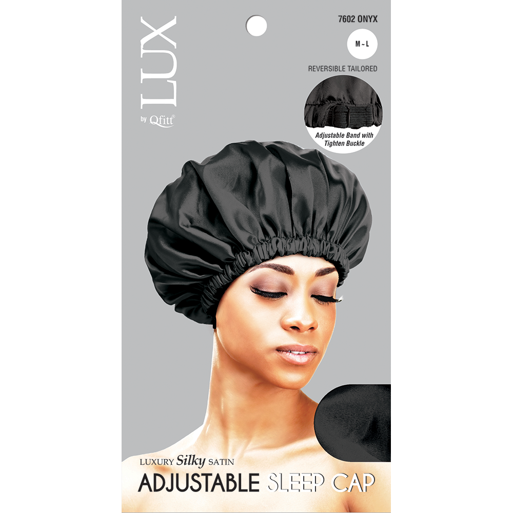 LUX ADJUSTABLE SLEEP CAP M-L [ONYX]