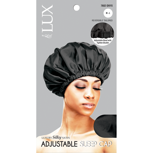 LUX ADJUSTABLE SLEEP CAP M-L [ONYX]