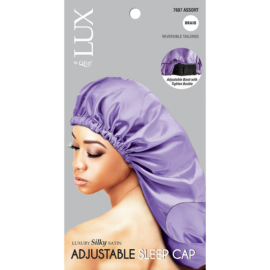 LUX ADJUSTABLE SLEEP CAP BRAID [ASSORT-6PIECES SET]