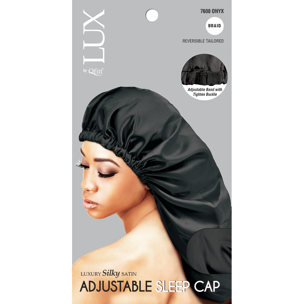 LUX ADJUSTABLE SLEEP CAP BRAID [ONYX]