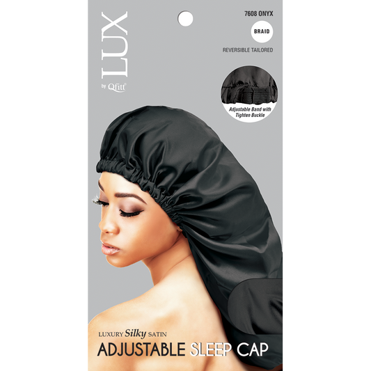 LUX ADJUSTABLE SLEEP CAP BRAID [ONYX]