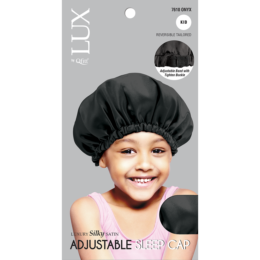 LUX ADJUSTABLE SLEEP CAP KIDS [ONYX]