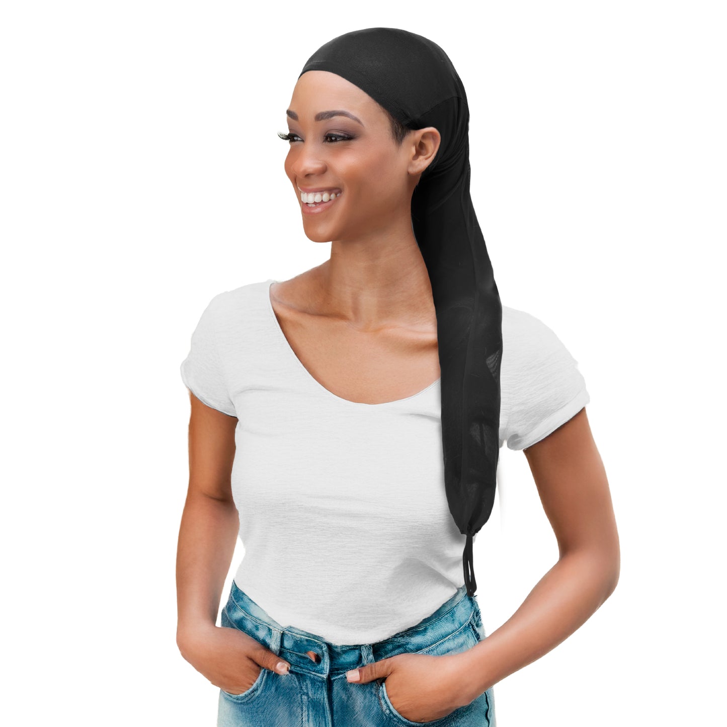 MESH SLEEVE ONE SIZE -BLACK
